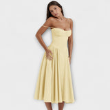 Rosalie - Uređena bezrukavna korzet haljina