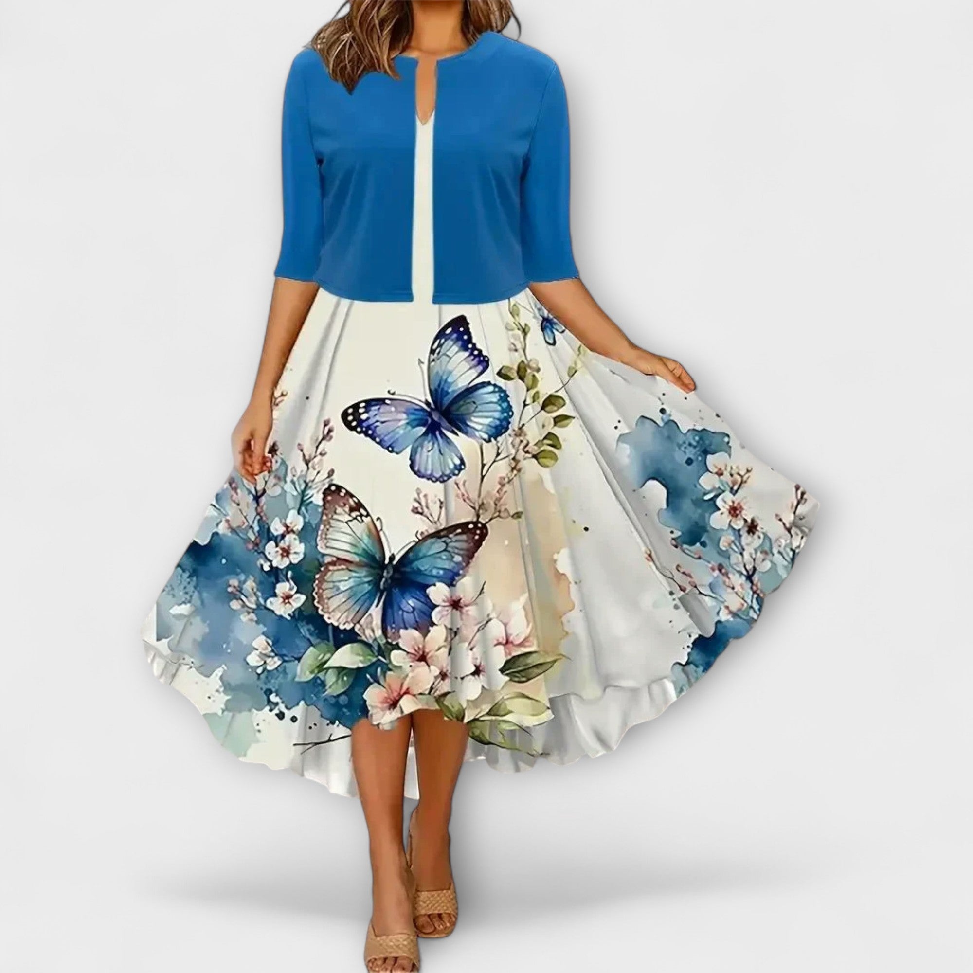 Ženska Midi Haljina s Blazerom