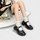 Pearl - Luksuzne perle Mary Jane kožne cipele