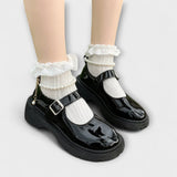 Pearl - Luksuzne perle Mary Jane kožne cipele