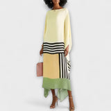 Elenora - Geometrijski kaftan s otvorenim krojem