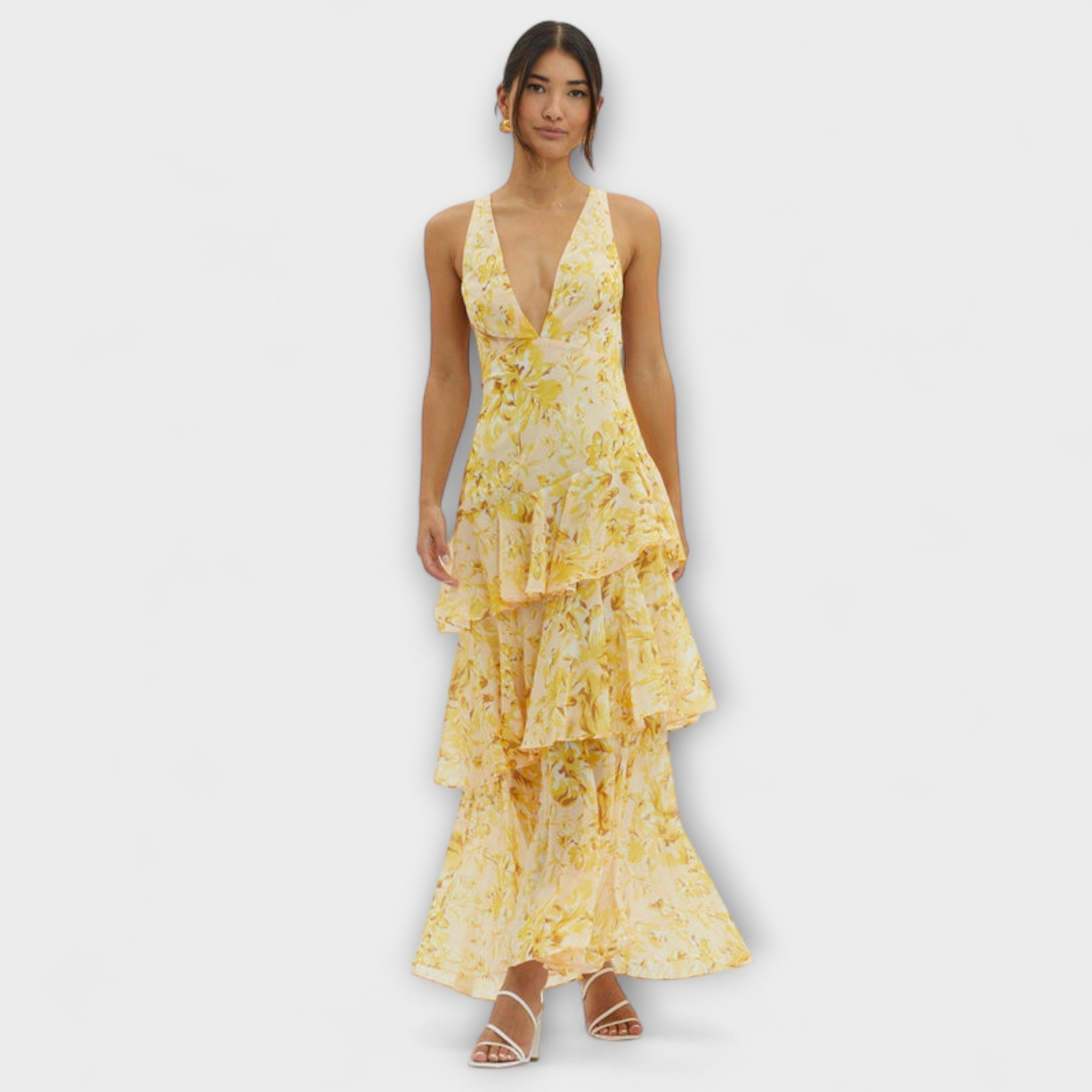 Faye - Bloom Shift Midi Haljina