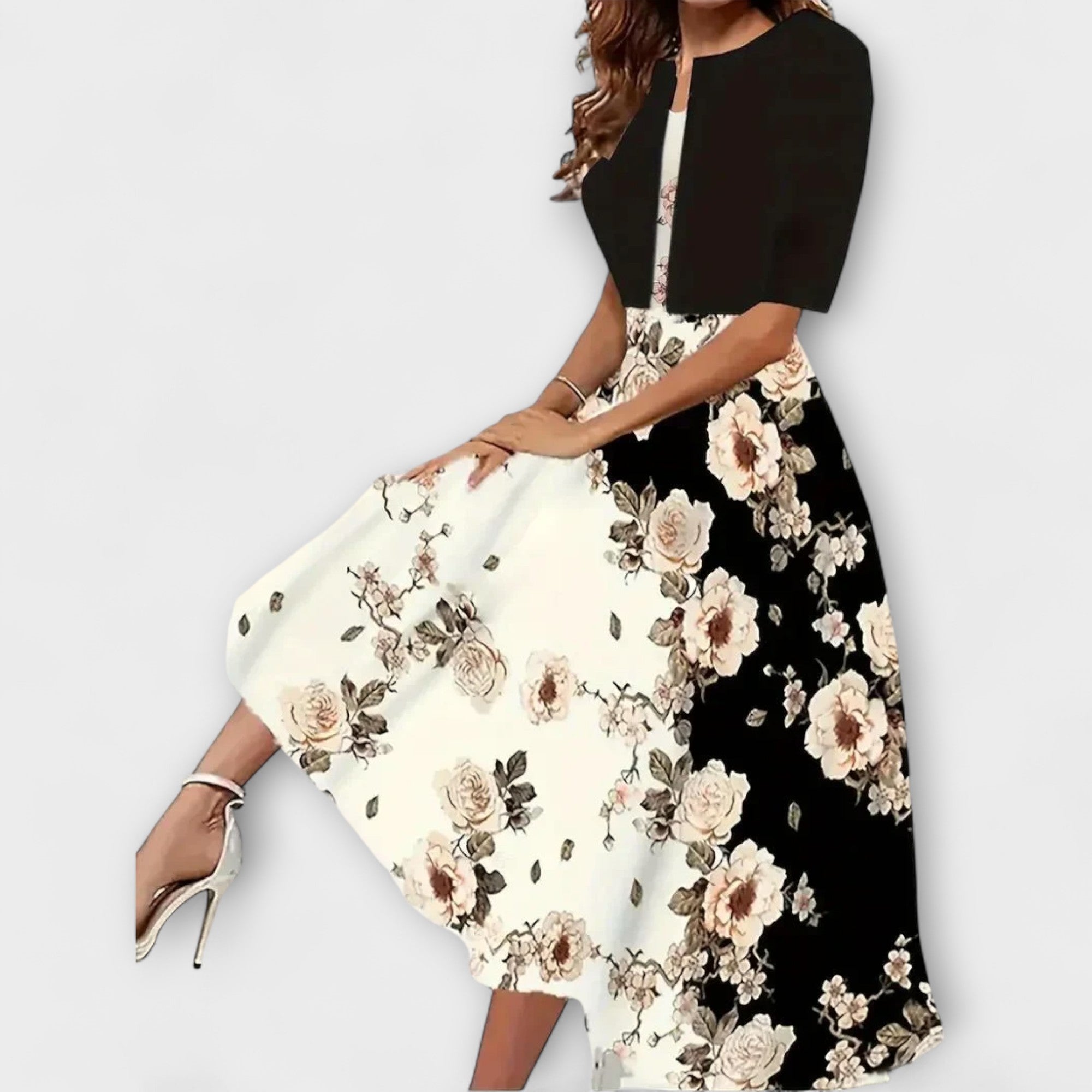 Ženska Midi Haljina s Blazerom