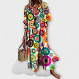 Lila - Zanosna Max haljina s pokrivačem za trbuh