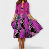 Ženska Midi Haljina s Blazerom