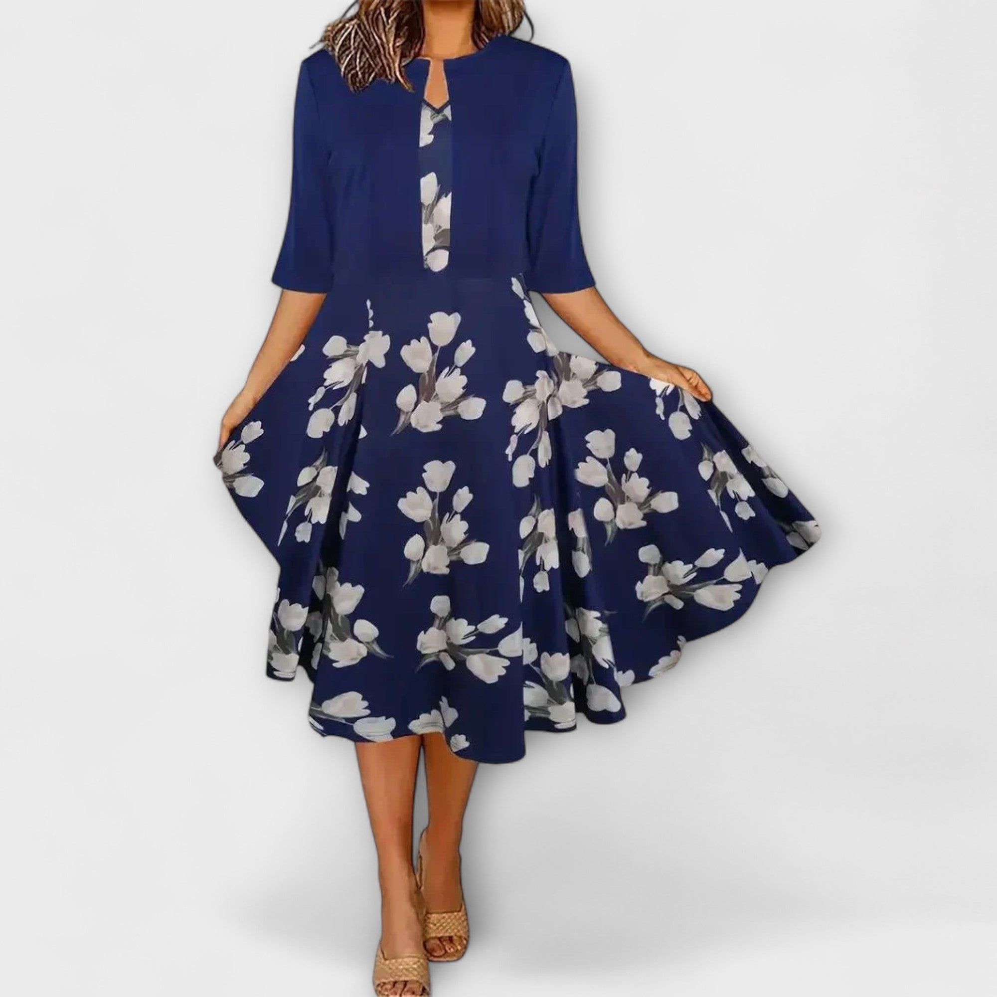 Ženska Midi Haljina s Blazerom