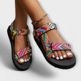 Ljetne ravne sandale za dame od konopca