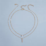 Vintage ogrlica s zlatnim privjeskom