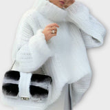 Paulina - Mekani dugi rukav ženski dukserica s kapuljačom