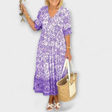 Caitlin - Graciozna cvjetna haljina s prozračnim dizajnom