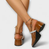 Celandra - Mary Janes s šljokicama i blok petom