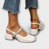 Celandra - Mary Janes s šljokicama i blok petom