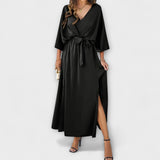 Sabrina - Maksikhaljina s V-izrezom