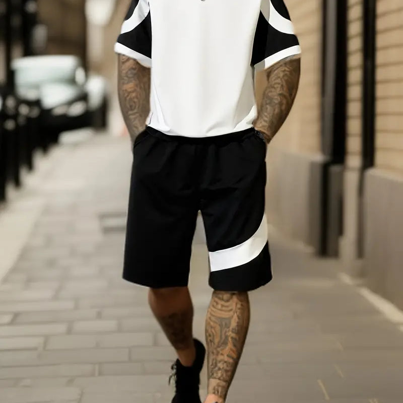 Dvo dijelni stilizirani outfit set za muškarce