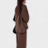 Aurora - Ležerna V-izrez majica i hlače duo