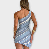 Kira - Trendy Haljina Mini s Jednim Rame