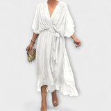 Amoura - Haljina od čipke s V-izrezom