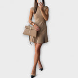 Elowen – Vojski inspirirano patchwork mini haljina