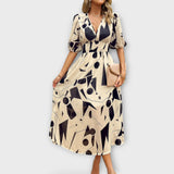 Mathilda - Stilizirana Midi Haljina