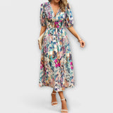 Mathilda - Stilizirana Midi Haljina