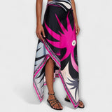 Everly - Set od topa s halter izrezom i asimetrične midi suknje