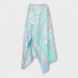 Everly - Set od topa s halter izrezom i asimetrične midi suknje