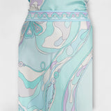 Everly - Set od topa s halter izrezom i asimetrične midi suknje