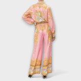 Sage - Set opuštene majice s morskom sirenom i elastičnih hlača s visokim strukom