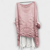 Ella - Bluza s dvostrukim rubom