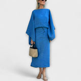 Dana - Kimono haljina od lana i pamuka