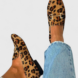 Elegantni Lluvia mokasini s umetnutim uzorkom i uskim potpeticama