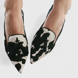 Fermina Elegantni Mokasini s Oštrim I Bicolor Dizajnom