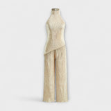 Pilarica - Elegantan plisirani asimetrični set