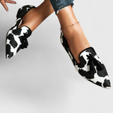 Fermina Elegantni Mokasini s Oštrim I Bicolor Dizajnom