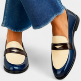 Bicolor Mokasinke Claudia u bezvremenskom stilu