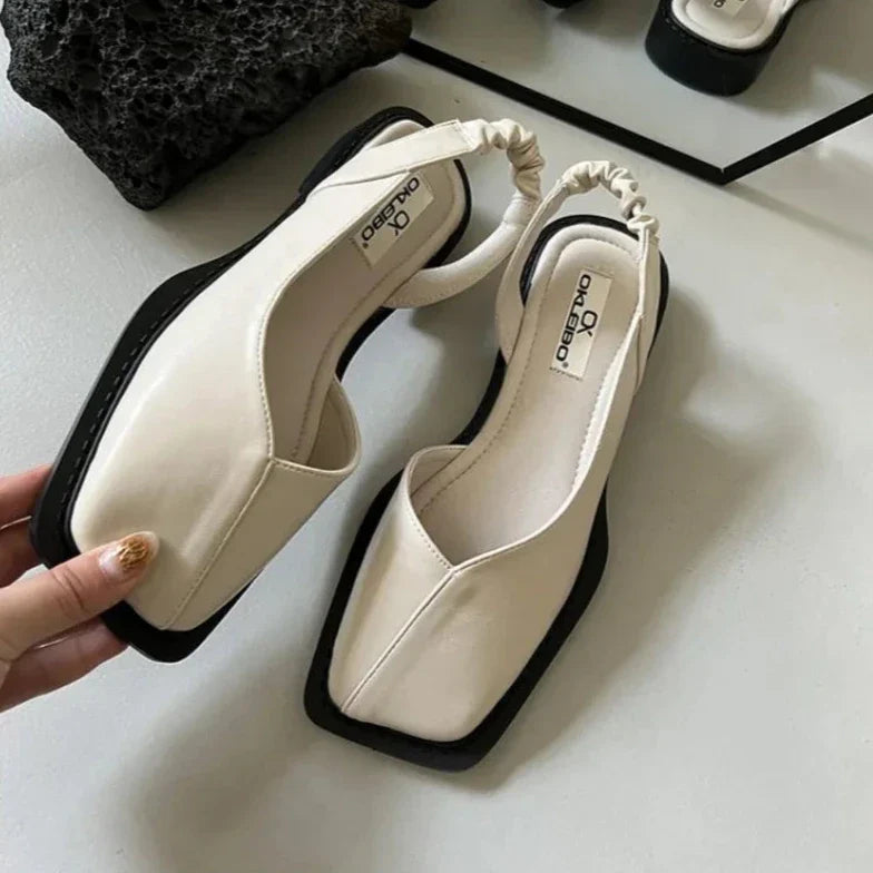 WILLOW Kožne Slip-On Balerine