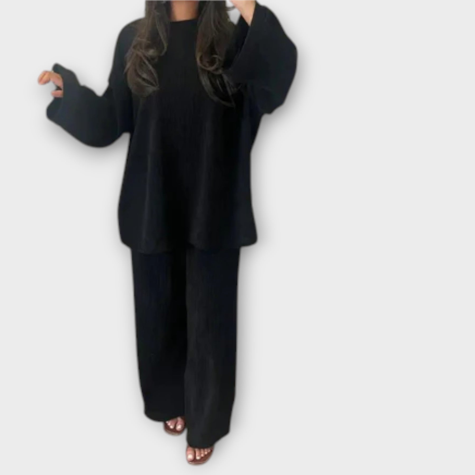 Ingrid - Set u velikim veličinama - Rebrasti stil