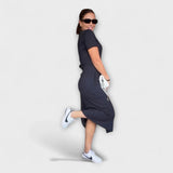 Danielle - Elegantni top s V-izrezom i suknja