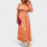 Elsie - Klasična haljina s V-izrezom