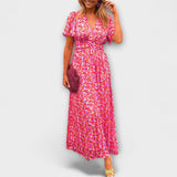 Elsie - Klasična haljina s V-izrezom