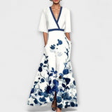 Alma - Elegantna Mouw Dizajn Haljina za Dame