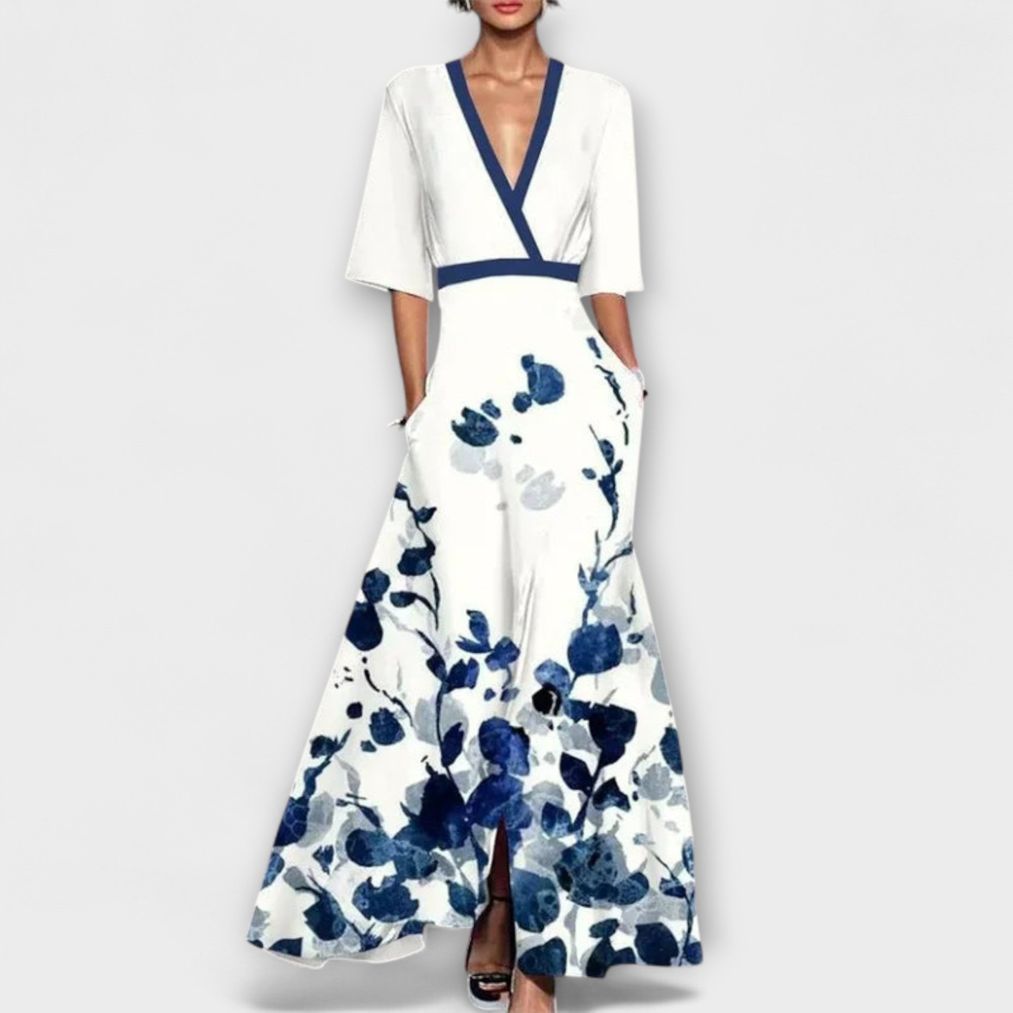 Alma - Elegantna Mouw Dizajn Haljina za Dame