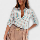 Blusa s klasičnim ovratnikom